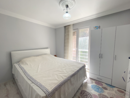 Möbliert 2 1 Wohnung Zum Verkauf Mit Meerblick Pool In Kumbag