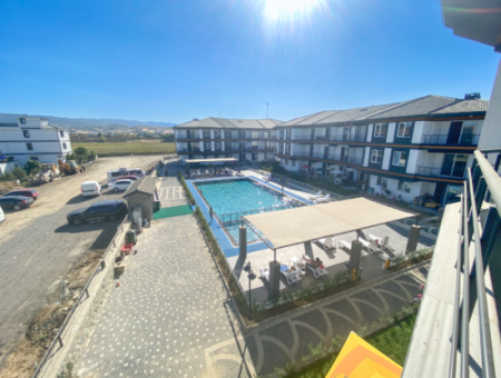 Luxus 2 1 Wohnungen Zu Vermieten In Der Nähe Des Meeres In Kumbağ Komplex Mit Pool