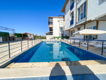 2 1 Brandneue Wohnungen Zur Miete In Der Nähe Des Meeres Im Kumbağ Pool Complex