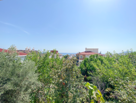 4 1 Triplex Villa Zum Verkauf Mit Grosser Terrasse Mit Meerblick In Kumbağ