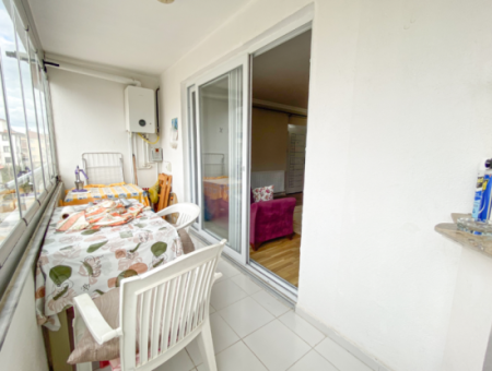 Sehr Grosse, Voll Möblierte 2 1 Wohnung Zu Vermieten Im Dorf Kumbağ