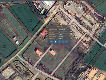 248 Quadratmeter 3-Stöckiges Grundstück Zum Verkauf In Kumbağ