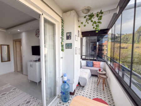 11-Wohnung Zum Verkauf Mit Belegung Auf Einem Zentral Gelegenen Gelände Mit Pool In Kumbağ