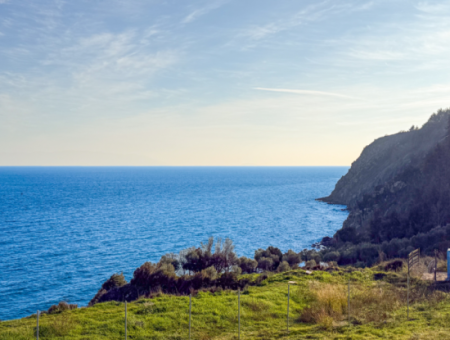 Kumbağ Panoramablick Auf Das Meer, Luxuriöse Neue 2 1 Wohnungen Zum Verkauf