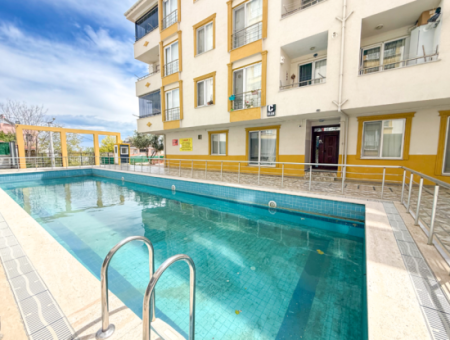 2 1 Wohnungen Zur Miete Im Dorf Kumbağ Mit Pool Und Meerblick