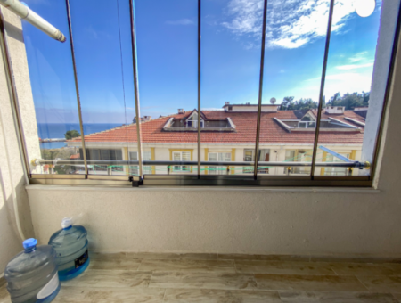 2 1 Wohnungen Zur Miete Im Dorf Kumbağ Mit Pool Und Meerblick