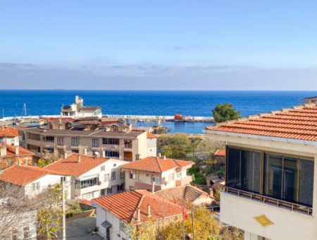 2 1 Wohnungen Zur Miete Im Dorf Kumbağ Mit Pool Und Meerblick