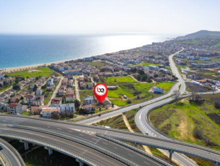 185 M2 Block Bestellt Grundstück Zum Verkauf In Kumbağ, Nahe Dem Strand Von Gündal,