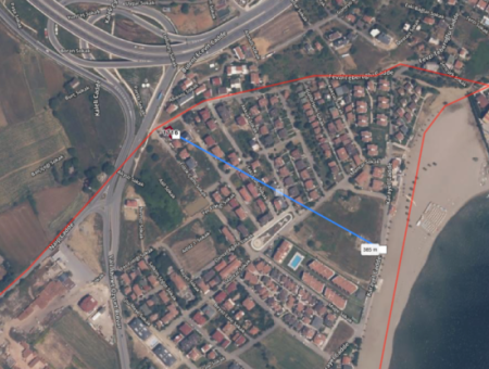 185 M2 Block Bestellt Grundstück Zum Verkauf In Kumbağ, Nahe Dem Strand Von Gündal,