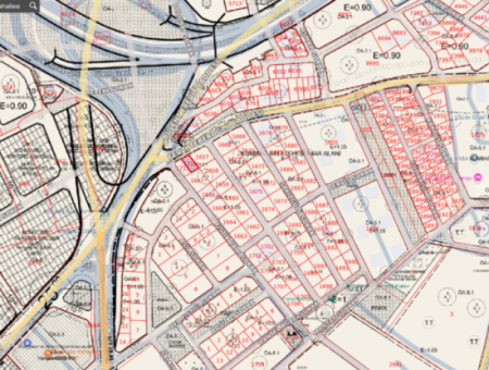 185 M2 Block Bestellt Grundstück Zum Verkauf In Kumbağ, Nahe Dem Strand Von Gündal,
