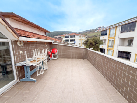 2 1 Duplex Reihenhaus Zur Mietung In Einem Komplex Mit Pool Im Hafen Von Kumbağ