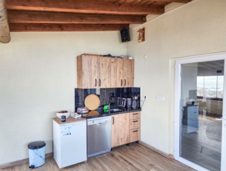 3 1 Duplex-Villa Zum Verkauf In Kumbağ Mit Panoramablick Auf Das Meer