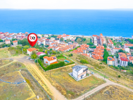 3 1 Duplex-Villa Zum Verkauf In Kumbağ Mit Panoramablick Auf Das Meer