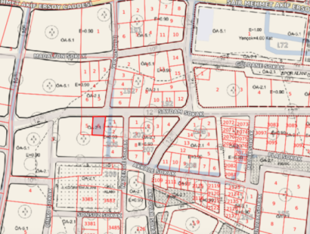 Grundstück Zum Verkauf Mit Einer Wohnzonierung Von 392 M² In Einer Sich Schnell Entwickelnden Region In Kumbağ