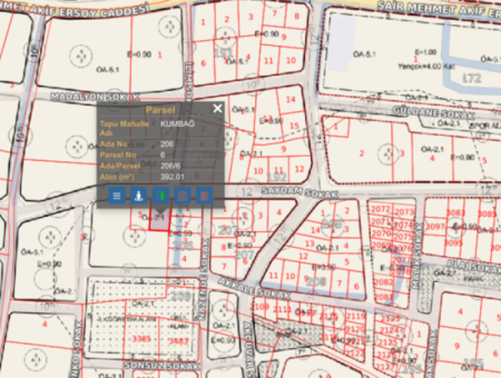 Grundstück Zum Verkauf Mit Einer Wohnzonierung Von 392 M² In Einer Sich Schnell Entwickelnden Region In Kumbağ
