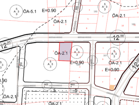 Grundstück Zum Verkauf Mit Einer Wohnzonierung Von 392 M² In Einer Sich Schnell Entwickelnden Region In Kumbağ