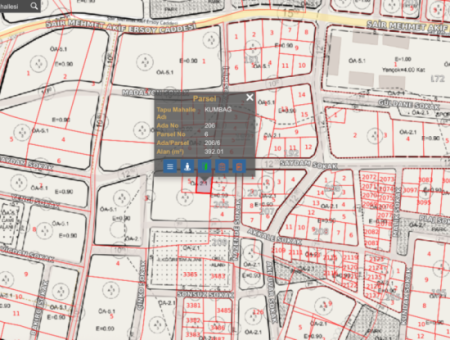 Grundstück Zum Verkauf Mit Einer Wohnzonierung Von 392 M² In Einer Sich Schnell Entwickelnden Region In Kumbağ
