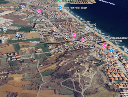 Grundstück Zum Verkauf Mit Einer Wohnzonierung Von 392 M² In Einer Sich Schnell Entwickelnden Region In Kumbağ