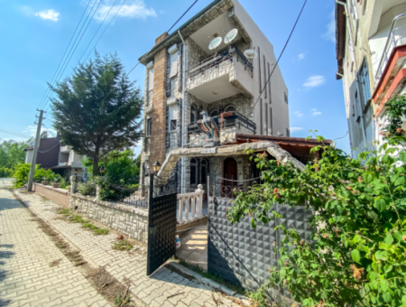 Triplex 4 1 Villa Zum Verkauf Mit Steinverkleidung Am Meer, In Kumbağ