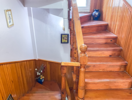 Triplex 4 1 Villa Zum Verkauf Mit Steinverkleidung Am Meer, In Kumbağ