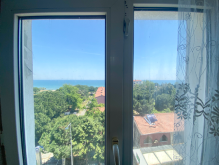 2 1 Wohnung Zur Vermietung, Möbliert Mit Meerblick In Der Zentralen Lage Von Kumbağ