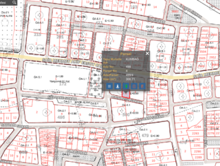 Grundstück Zum Verkauf Mit Einer Wohnzone Von 308 M² In Einer Sich Schnell Entwickelnden Region In Kumbağ