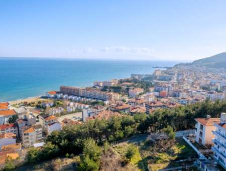 1 1 Wohnung Zum Verkauf Mit Panoramablick Auf Das Meer In Kumbağ