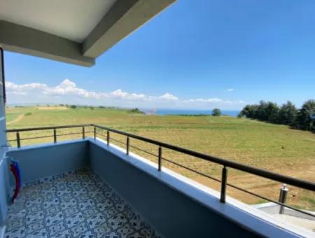 2 1-Sale Letztes Ferienhaus Mit Stadt- Und Meerblick In Kumbağ