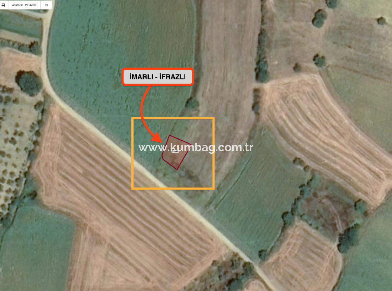 Land For Sale In The New Settlement Area In Kumbağ With Zoning And Bankruptcy
