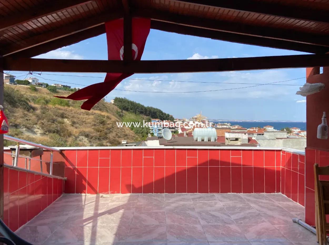 Kumbağ Deniz Manzarali Eşyali 3+1 Dubleks Daire