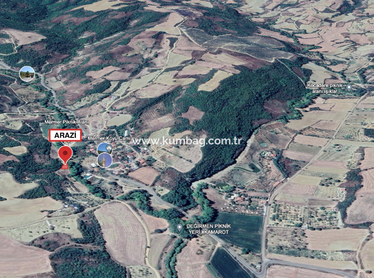 Orchard For Sale In Residential Area In Yeniköy