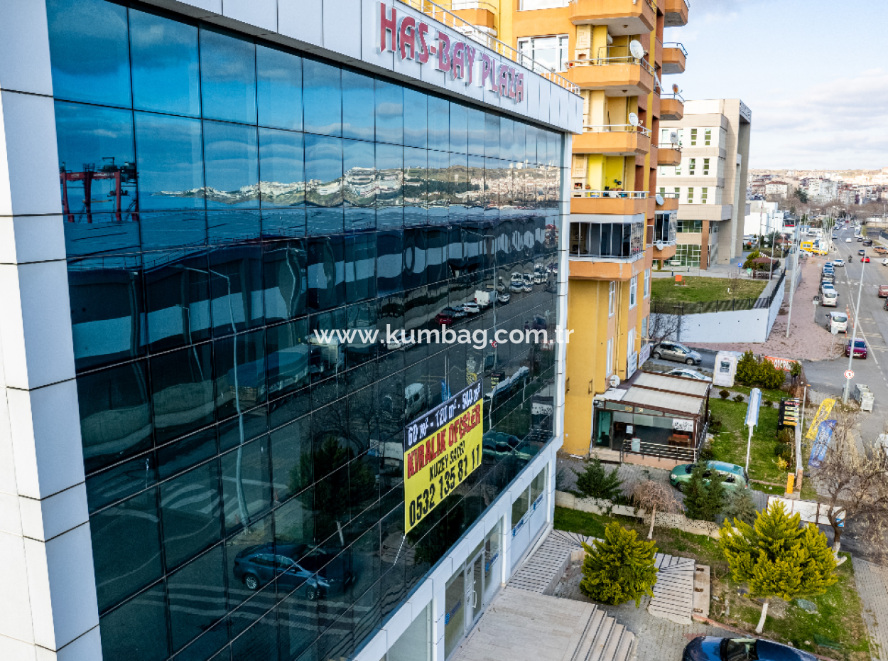 Plaza Offices For Rent Next To The Courthouse On 100.Yil Alt Yol Street With Sea View