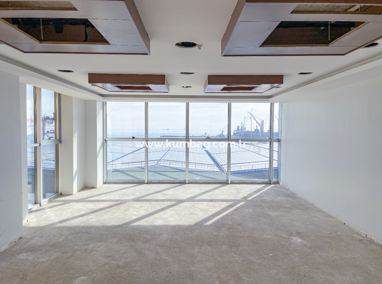 Plaza Offices For Rent Next To The Courthouse On 100.Yil Alt Yol Street With Sea View