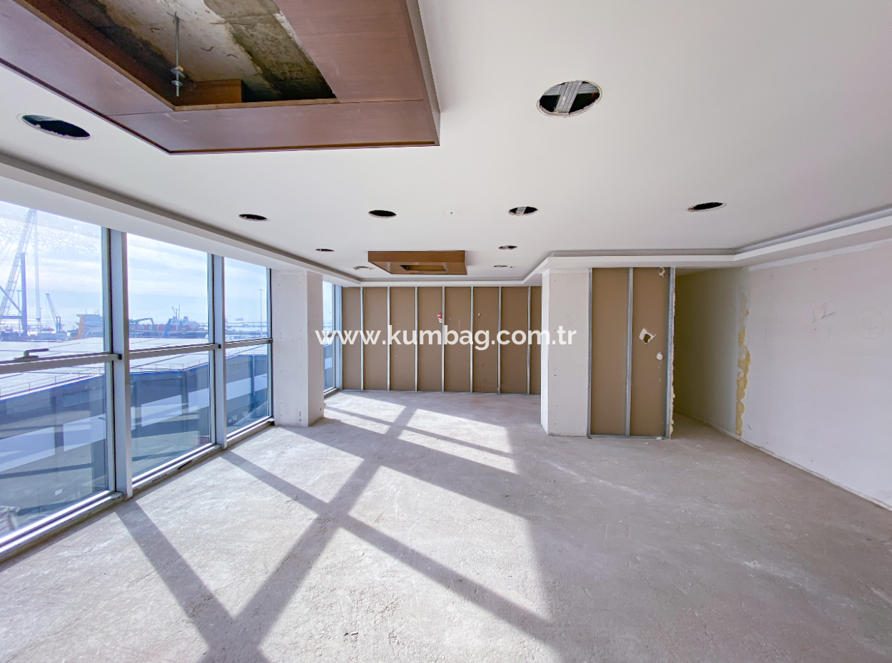 Plaza Offices For Rent Next To The Courthouse On 100.Yil Alt Yol Street With Sea View