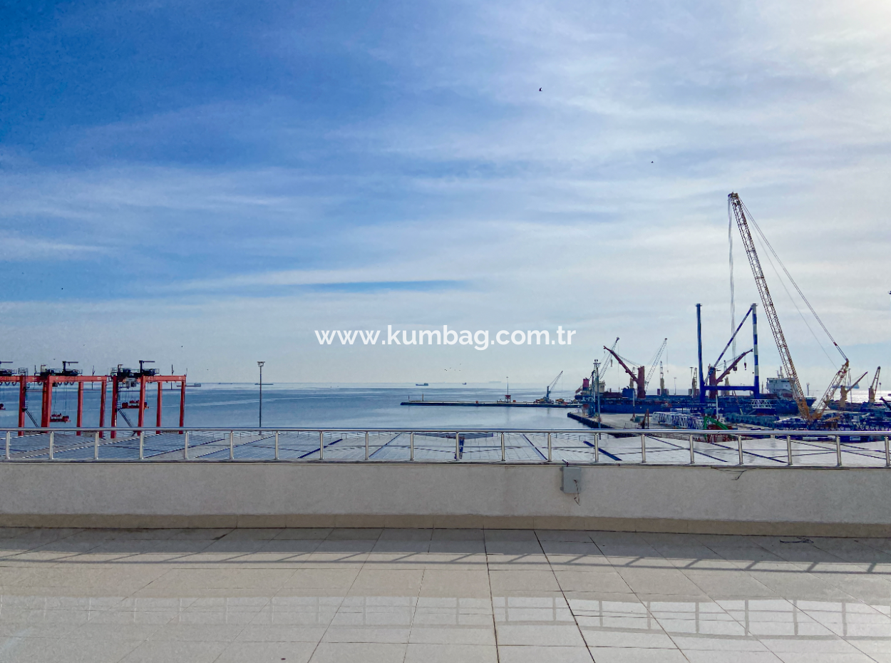 Plaza Offices For Rent Next To The Courthouse On 100.Yil Alt Yol Street With Sea View