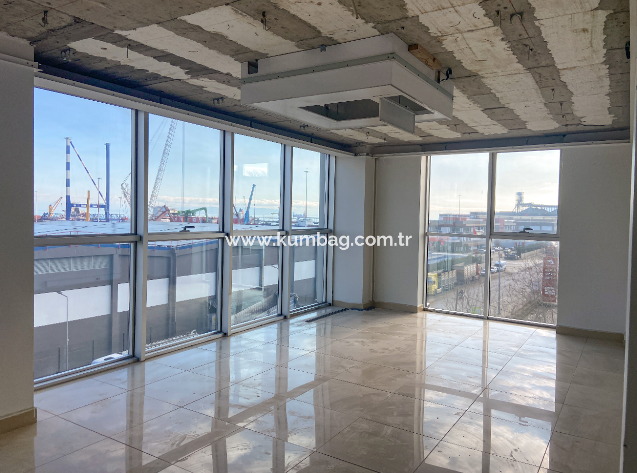 Plaza Offices For Rent Next To The Courthouse On 100.Yil Alt Yol Street With Sea View