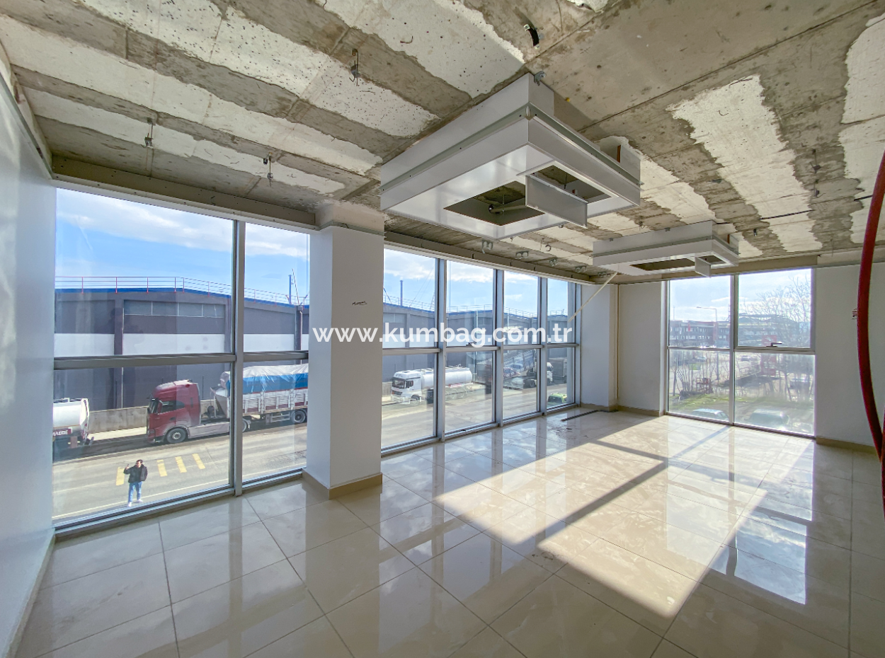 Plaza Offices For Rent Next To The Courthouse On 100.Yil Alt Yol Street With Sea View