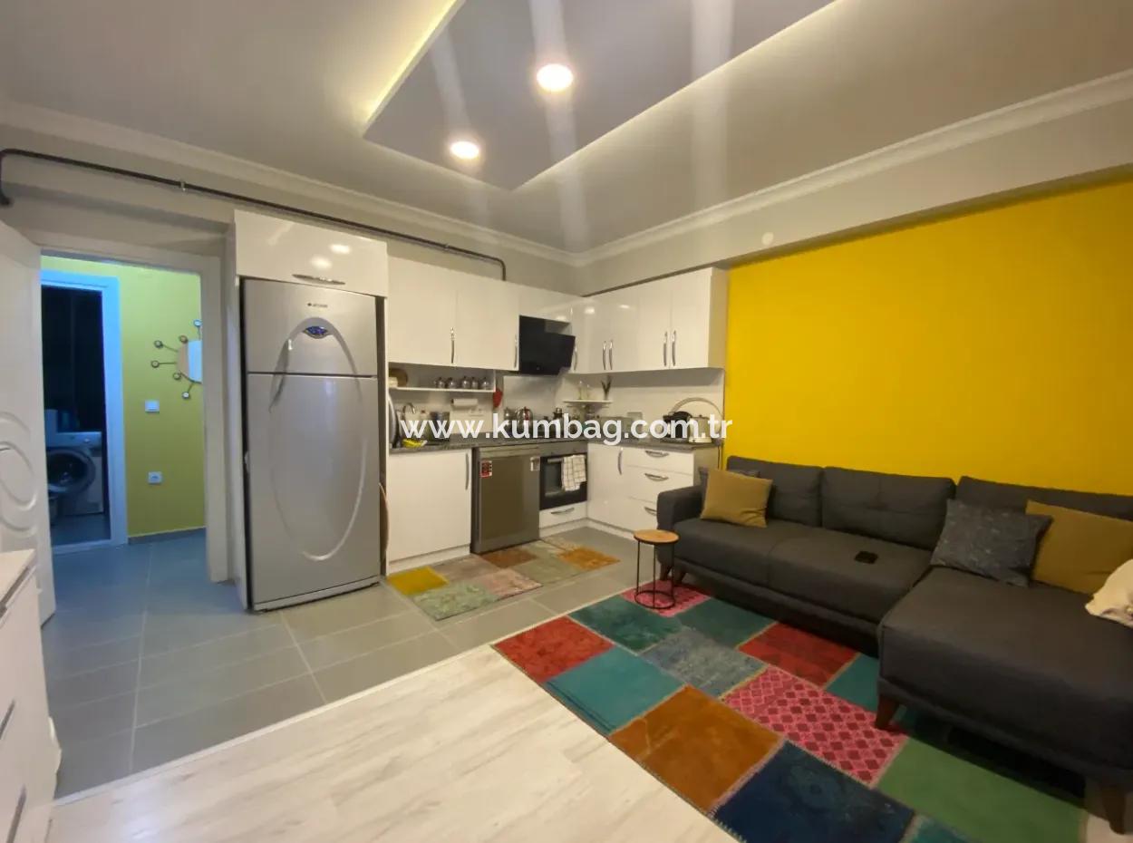 Kumbağ Havuzlu Aquaparkli Sitede Bahçe Kati Sezonluk Kiralik 1+1 Daire