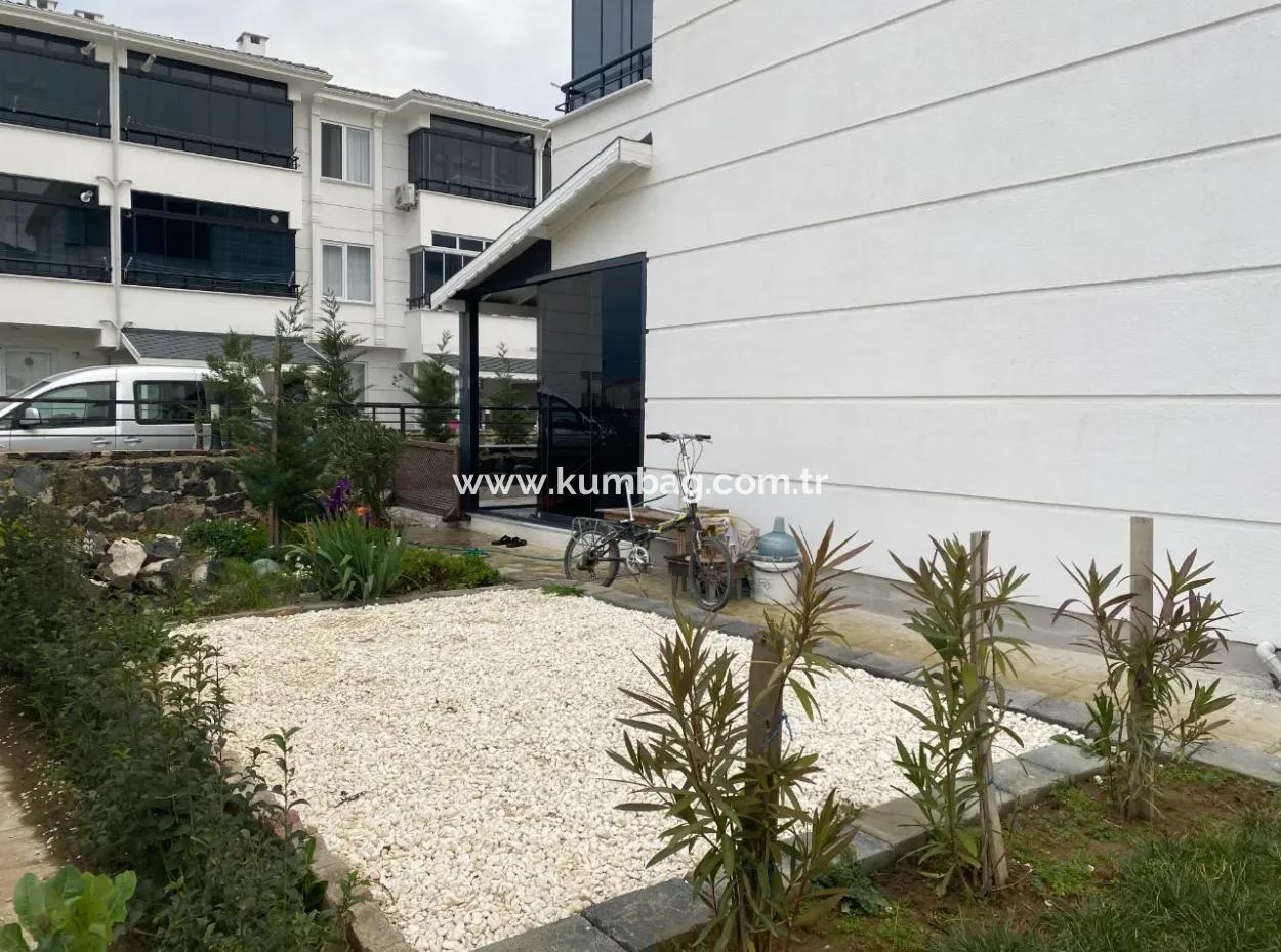 Kumbağ Havuzlu Aquaparkli Sitede Bahçe Kati Sezonluk Kiralik 1+1 Daire