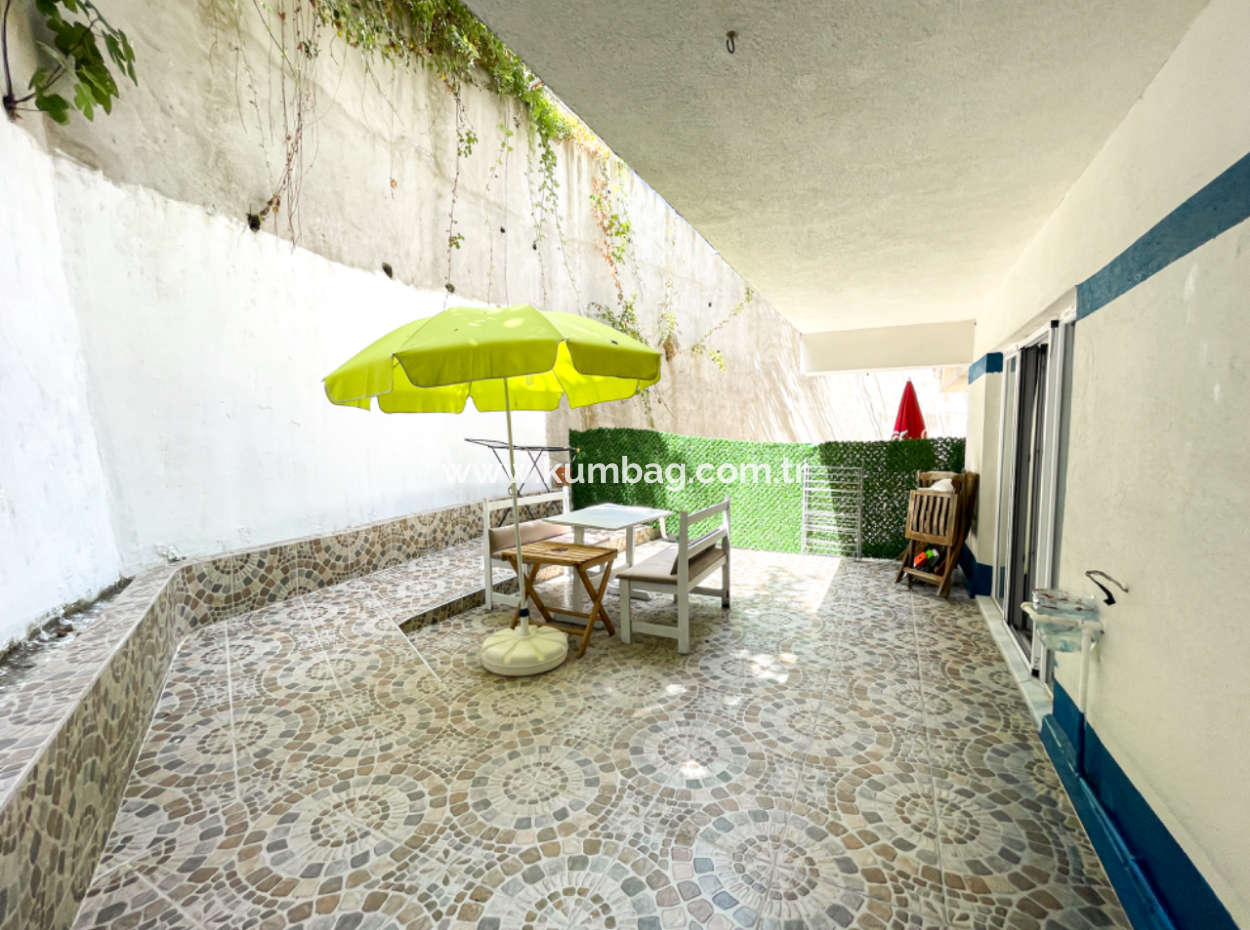 2 1 Apartment For Sale In Kumbag, Large Garden, Separate Kitchen, Furnished