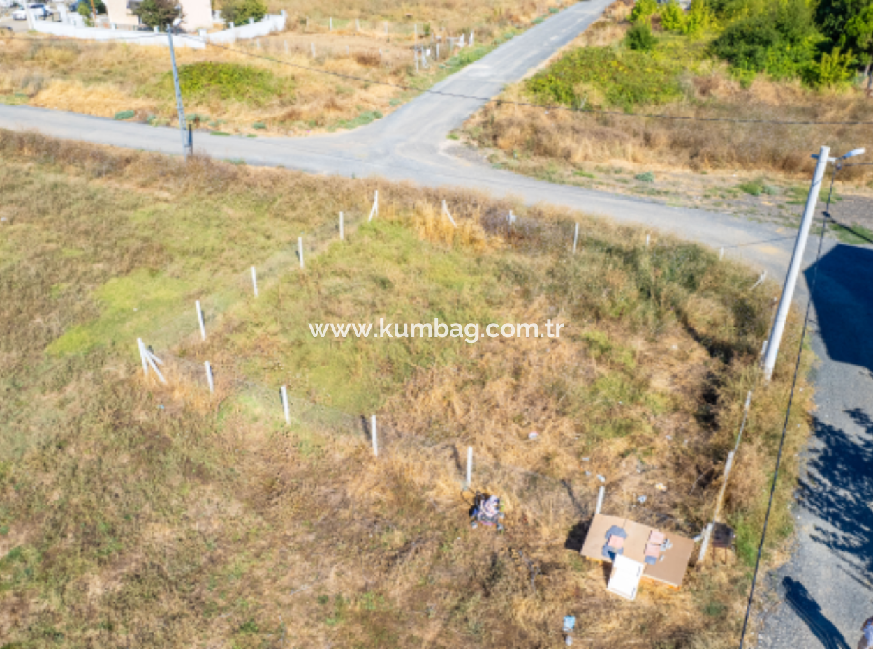 270 M2 Single Title Deed Land For Sale With Corner Parcel Residential Zoning In Kumbağ