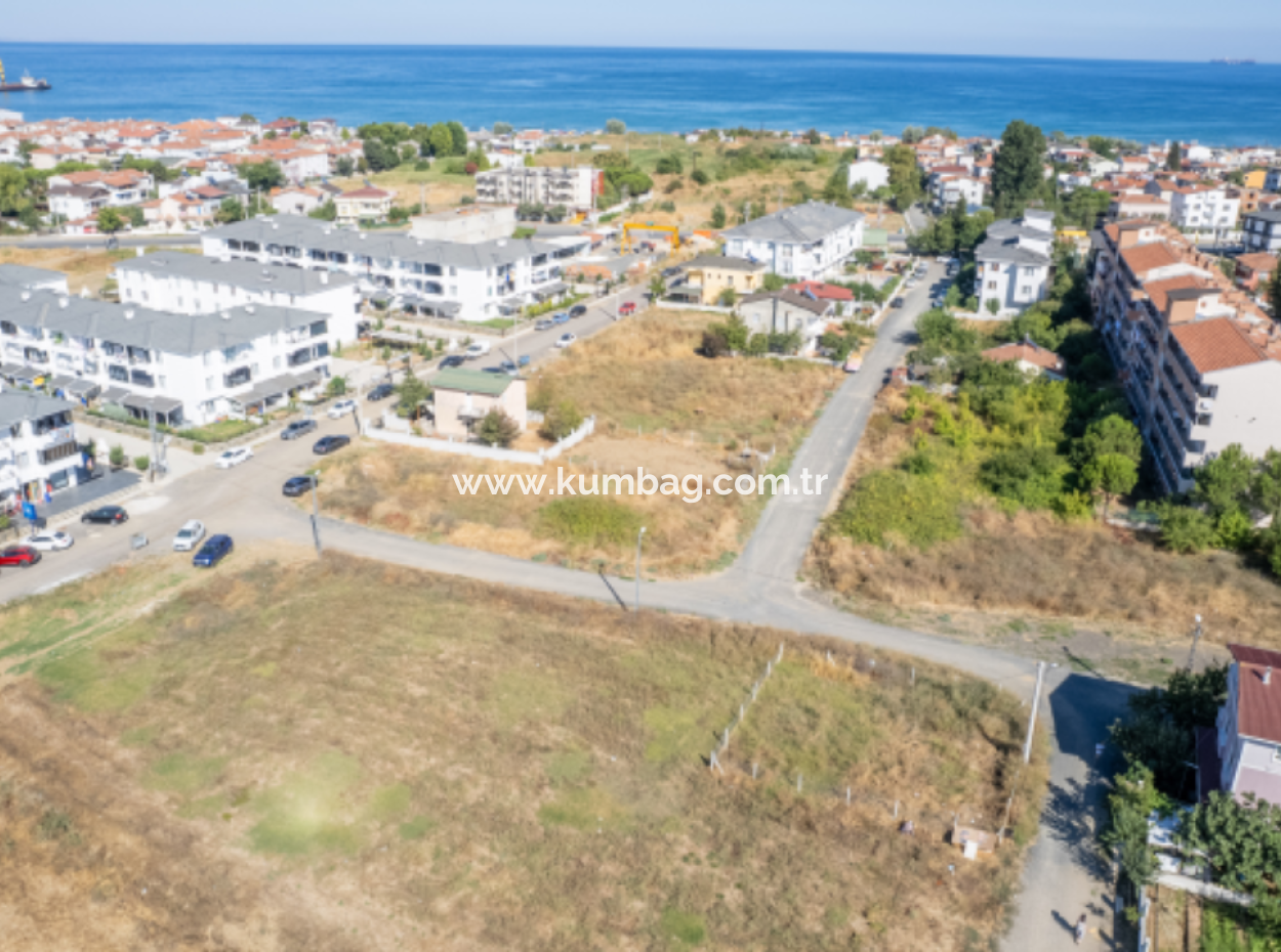 270 M2 Single Title Deed Land For Sale With Corner Parcel Residential Zoning In Kumbağ