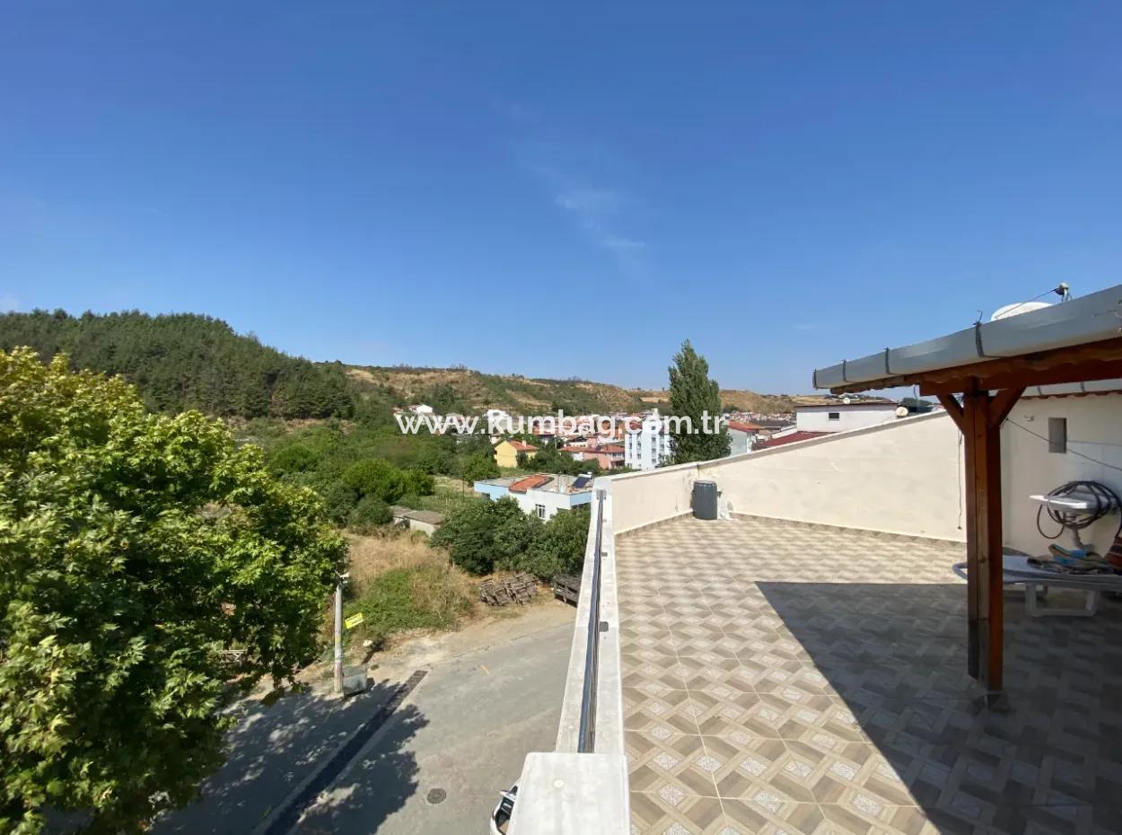 Kumbağ Ana Cadde Üzerinde Doğa Manzarali 3+1 Dubleks Daire
