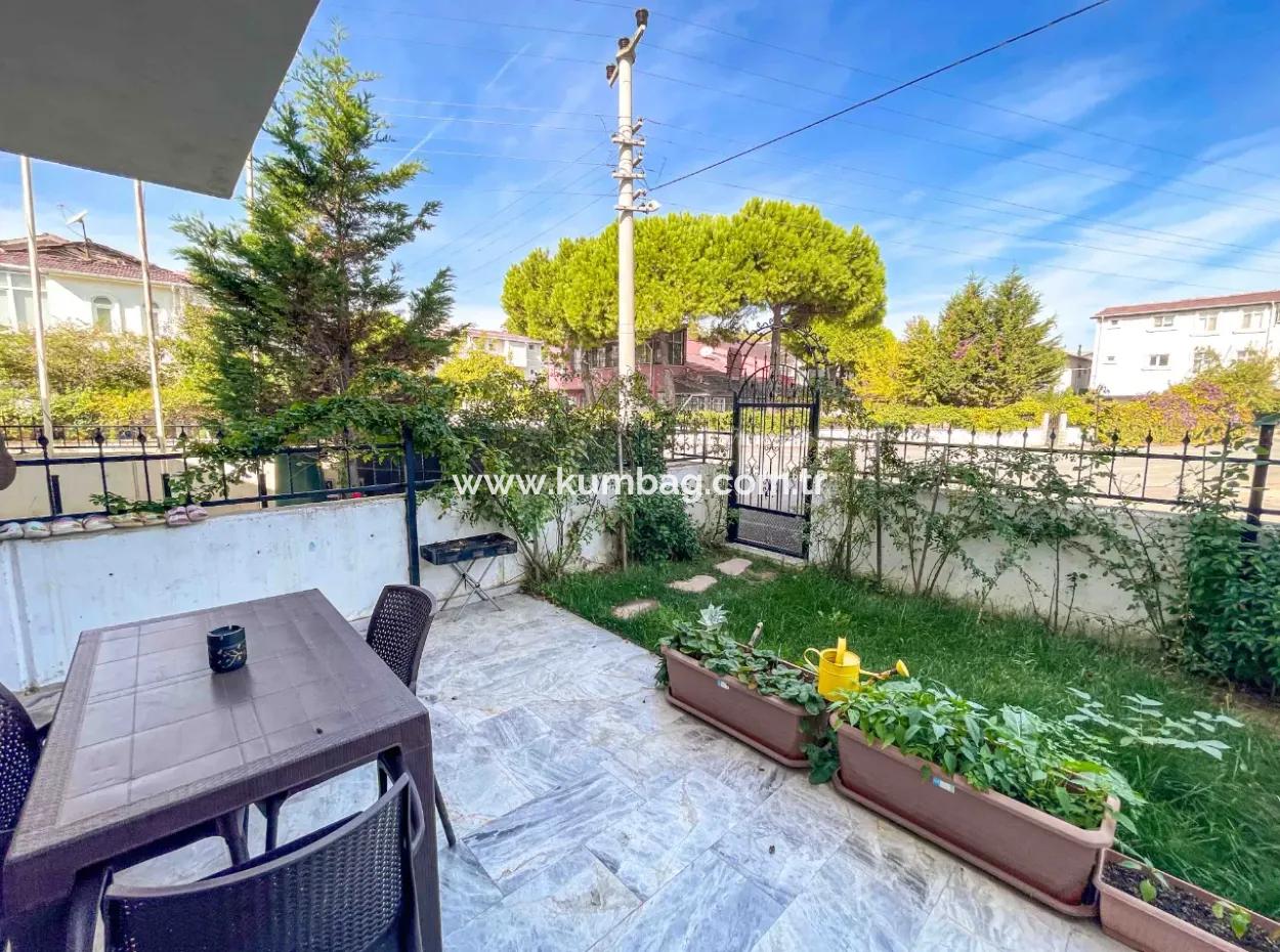 For Sale In A Complex With A Garden And Pool By The Sea In Kumbağ 2 1