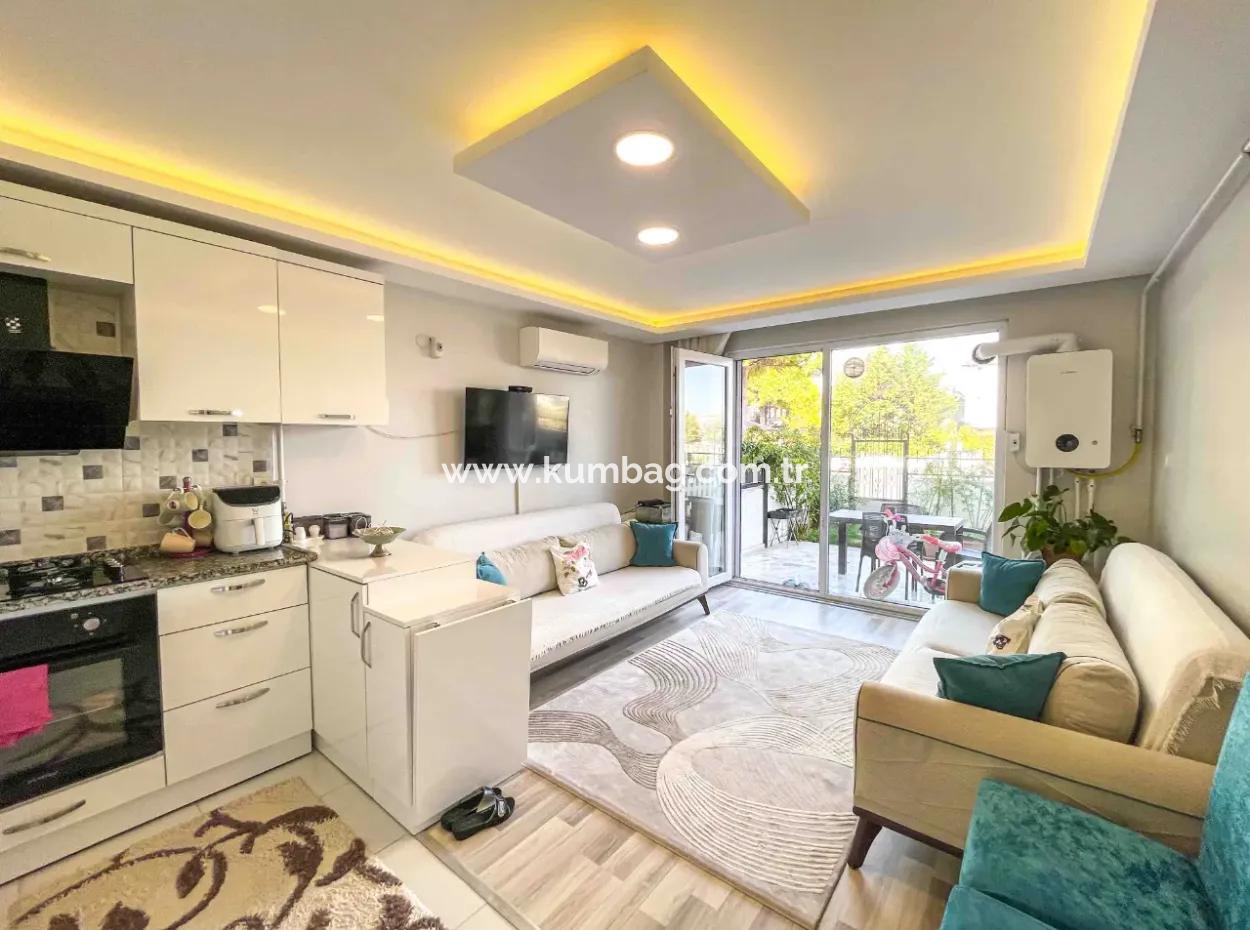 For Sale In A Complex With A Garden And Pool By The Sea In Kumbağ 2 1