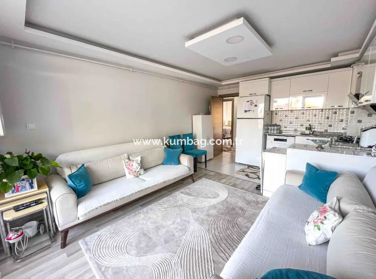 For Sale In A Complex With A Garden And Pool By The Sea In Kumbağ 2 1