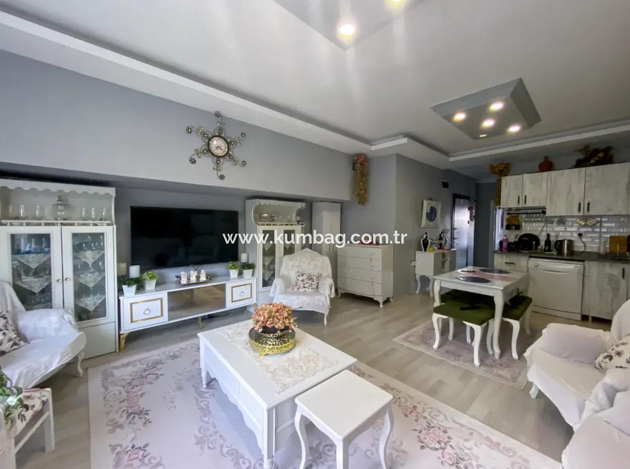 3 1 Apartment For Sale In Kumbag, Tekirdag, With Large Garden