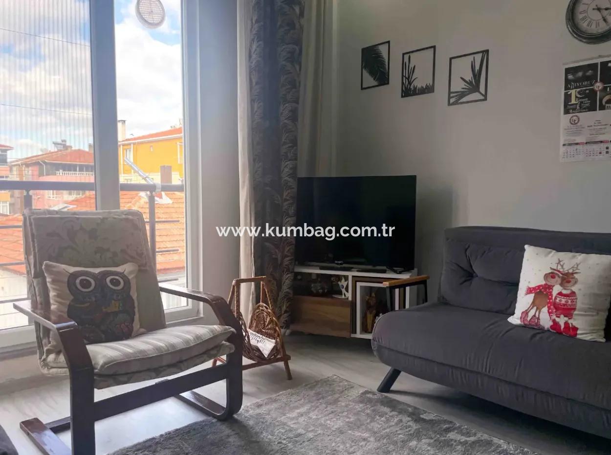 Kumbağ Pazar Street New Residential Fully Furnished For Sale 2 1 Apartment