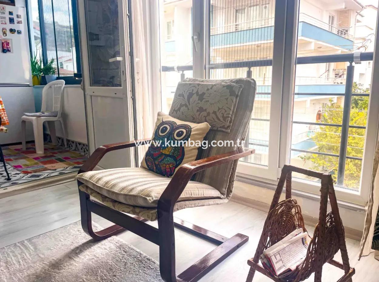Kumbağ Pazar Street New Residential Fully Furnished For Sale 2 1 Apartment