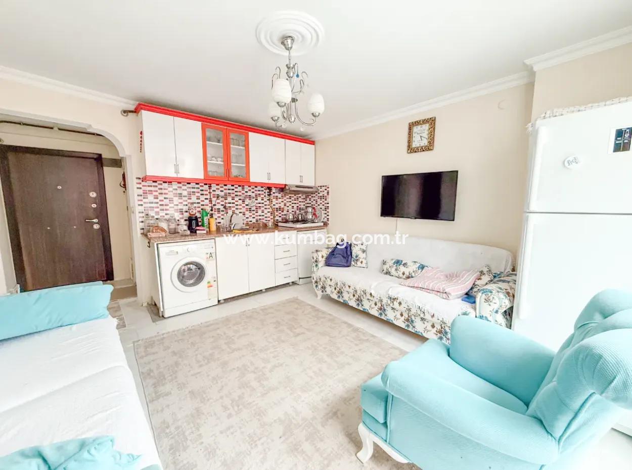 2 1 Apartment For Sale With Double Balconies In Central Location Of Kumbağ